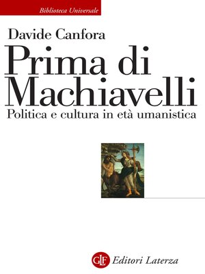 cover image of Prima di Machiavelli